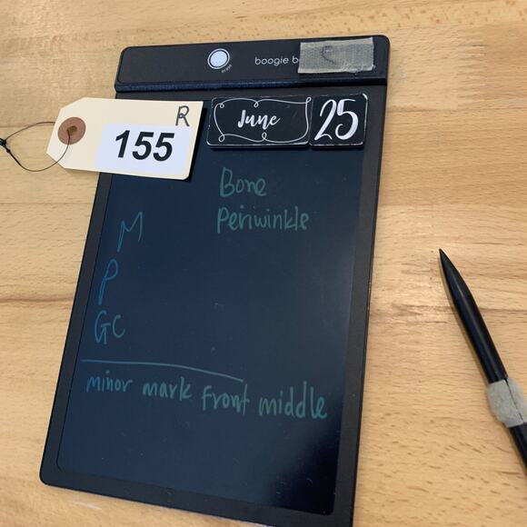 Paul Smith Shirt Mens 15.5 Bone White Periwinkle Striped Linen Blend Made Italy - Picture 8 of 9